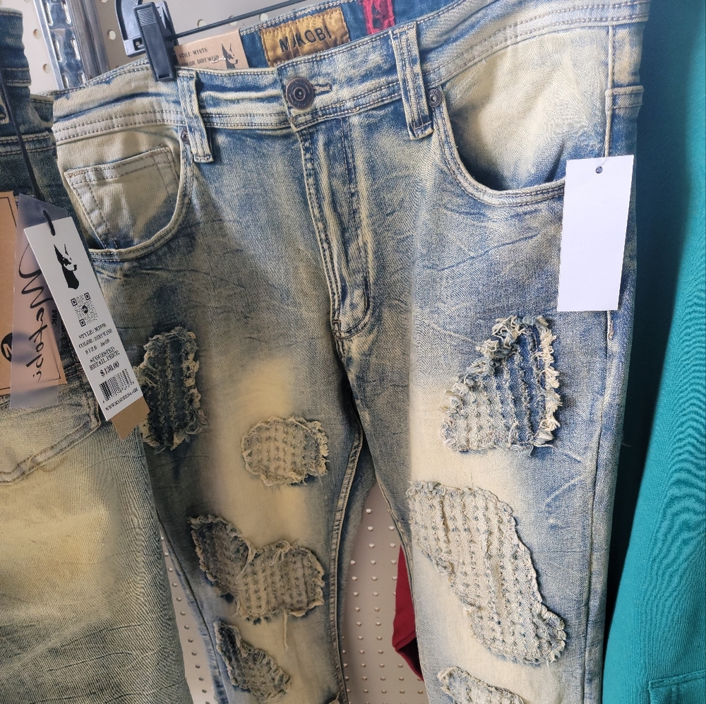 Makobi Name Brand Urban Men Jeans